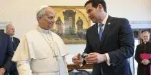 Terminata la visita di Rubio al Papa. Usa: 'Con la Santa Sede relazioni solide, impegno comune per la pace'