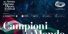 'Campioni del Mondo', il 5 giugno all'Arena di Verona evento sui tesori Unesco