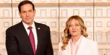 Meloni riceve Rubio a Palazzo Chigi, al via l'incontro
