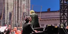 Piazza Duomo diventa teatro per il concerto della Filarmonica della Scala