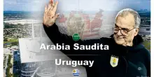 Mondiali: in campo  Arabia Saudita-Uruguay DIRETTA