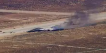 Morti gli 8 membri del B-52 precipitato in California