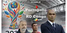 Mondiali: Portogallo - RD Congo 0-0 DIRETTA e FOTO