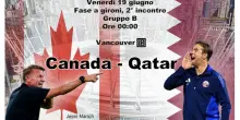 Mondiali: Canada-Qatar DIRETTA