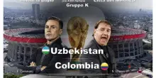 Mondiali: l'Uzbekistan-Colombia in campo alle 4 DIRETTA