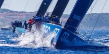 Rolex Tp52 World Championship di vela a Porto Cervo guida la classifica Paprec