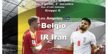 Mondiali: Belgio - Iran DIRETTA e FOTO