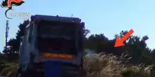 Lanciano miccia accesa da tir in corsa, due arresti per incendio doloso