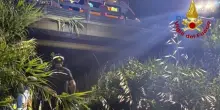 Ciclista investito da un'auto precipita sotto un ponte a Fano, &egrave; grave
