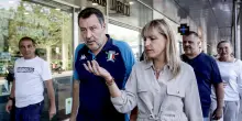 Salvini chiude i gazebo e lancia la candidatura di Silvia Sardone a Milano