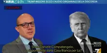 La7, l'audio originale della telefonata con Trump a "L'aria che tira"
