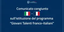 Lanciato il programma 'Giovani Talenti italo-francesi'