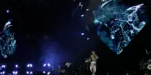 Geolier fa impazzire il Maradona con la leggenda dell'hip hop 50 cent