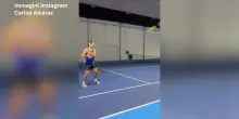 Alcaraz in recupero, il video sui social dei primi allenamenti