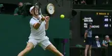 Wimbledon, in campo Sinner-Kecmanovic 4-6, 1-0
