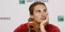 Roland Garros: Sabalenka 'in questo momento vorrei solo smettere di giocare'