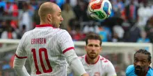 Paura per Eriksen, nuovo malore in campo in Danimarca-Ucraina