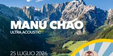 Manu Chao ai Laghi di Fusine per il No Borders Music Festival