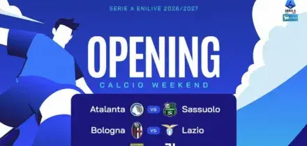 Prima giornata di Serie A 2026/27, l'Inter apre col Monza