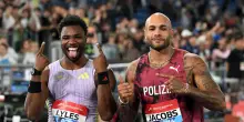 Atletica: Jacobs terzo in Diamond League a Parigi in 9.96, vince Bromell