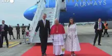 Il Papa a Madrid ricevuto dai reali di Spagna e dal premier Sanchez