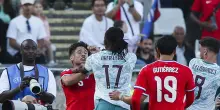 Mondiali: il Portogallo batte il Cile 2-1 in amichevole, Leao espulso