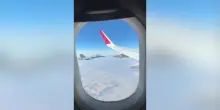 Il Papa scortato da un caccia dell'aeronautica spagnola nel viaggio da Madrid a Barcellona