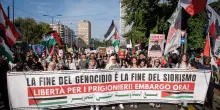 A Milano partito il corteo pro-Pal, 'stop agli accordi con Israele'