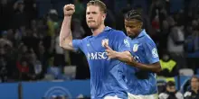 Serie A: doppio De Bruyne e Lang, il Napoli stende il Frosinone al Maradona