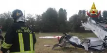 Due ultraleggeri si scontrano in volo a Sassuolo, uno precipita