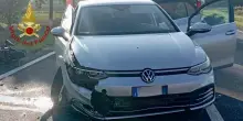 Moto contro auto, un morto e quattro feriti nel Rodigino