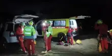 Frana in una grotta in Sardegna, &egrave; vivo lo speleologo bloccato