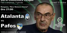 Conference League: Atalanta-Pafos in campo gioved&igrave; alle 21 DIRETTA