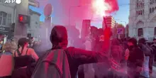 I nuovi Gilet Gialli e gli studenti manifestano a Marsiglia contro il caro vita