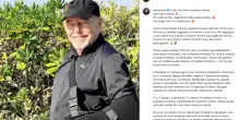 Vasco: 'Sono caduto in bici e ho rotto i legamenti della spalla'