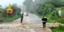 Forti temporali nel nord Sardegna, strade allagate da Siniscola ad Alghero
