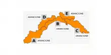 Allerta arancione per temporali estesa in Liguria fino a domani