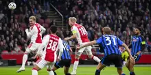 Conference League: l'Ajax passa due volte nel finale, Atalanta ko