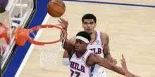Nba: vittoria in rimonta dei 76ers sui Cavaliers
