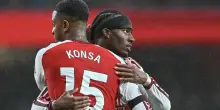 Premier: l'Arsenal batte l'Everton e aggancia il City in vetta