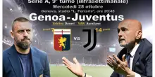 Serie A: Genoa-Juventus in campo mercoled&igrave; alle 20,45 DIRETTA