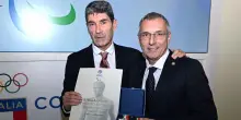 Paralimpici: stella d'oro al merito sportivo al presidente Fispes Mariano Salvatore