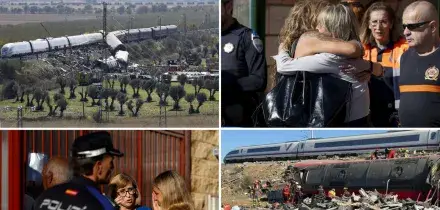 Spagna: Toledo, almeno 68 morti nello scontro tra due treni. La Farnesina: 'Coinvolti 7 italiani, due disperse'