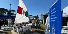 Lega navale al Villaggio difesa, al Circo Massimo in barca a vela sull'Optimist