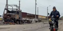 Mosca, 'Kiev ha violato la tregua a Oleshky, attacco su un'auto civile'