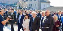 Il presidente Mattarella ad Assisi per le celebrazioni di San Francesco