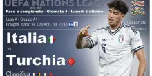 Nations League: Italia-Turchia in campo alle 20.45 DIRETTA