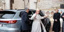 I leader delle fedi ad Assisi con Leone, in preghiera per la pace