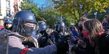 Scontri a Parigi durante la mobilitazione studentesca