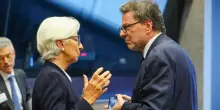 Lagarde all'Eurogruppo, 'il rialzo dei rendimenti &egrave; legato a fattori globali'